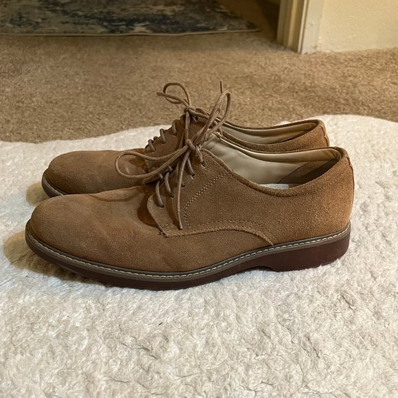 Tan Suede Derby - Picture 1 of 6